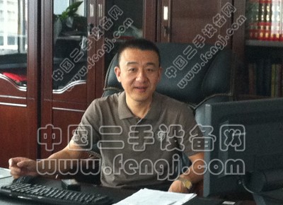 访东宁华盛俄罗斯机床贸易有限公司总经理宋井盛